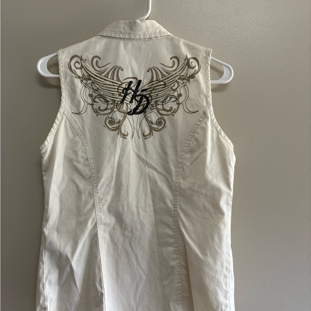 Harley-Davidson White Vest - Picture 5 of 5